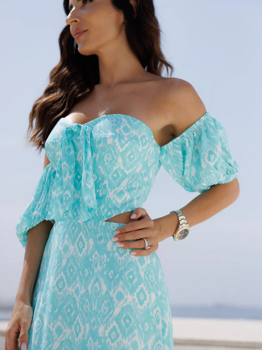 VESTIDO COM MANGAS CAI CAI