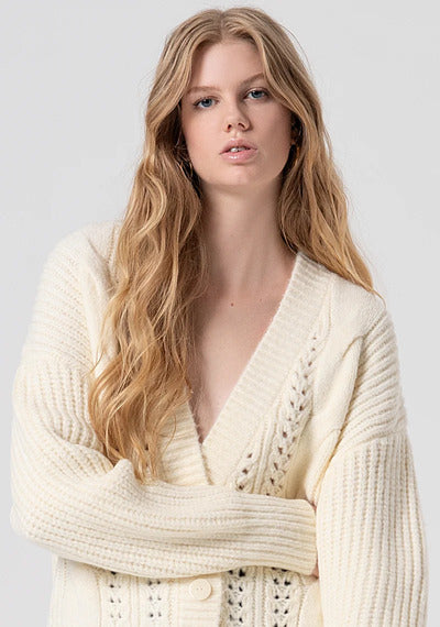 CARDIGAN COM DECOTE EM V