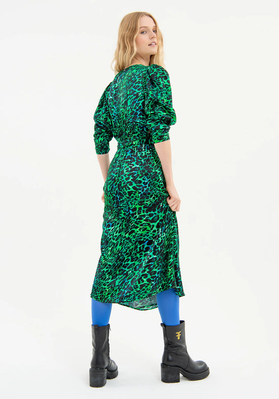 VESTIDO CAMISEIRO ANIMAL PATTERN