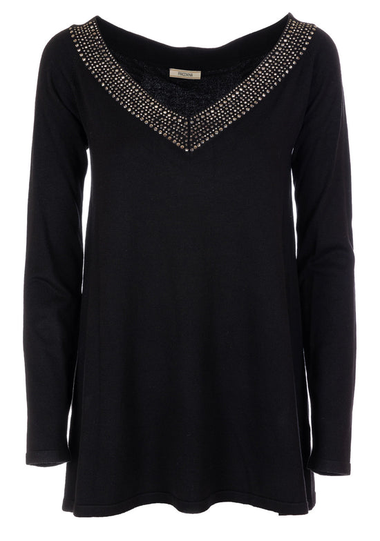 CAMISOLA MALHA DECOTE V