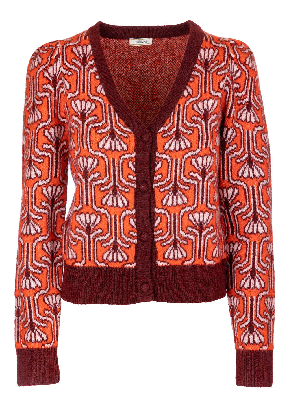 CARDIGAN JACQUARD FLOWERY