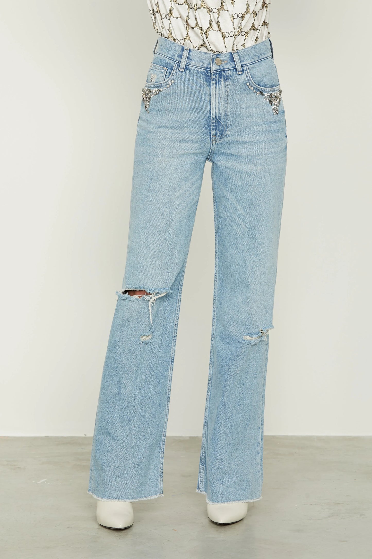 JEANS CIOCCOLATA
