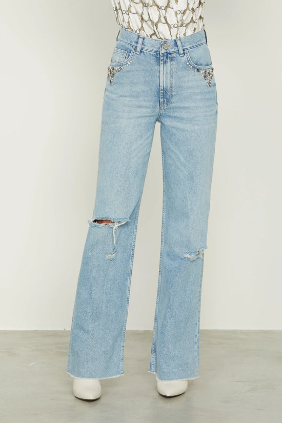 JEANS CIOCCOLATA