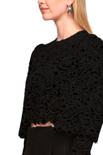 BLUSA DE RENDA AVELUDADA