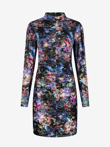 VESTIDO DE VELUDO NIKKIE