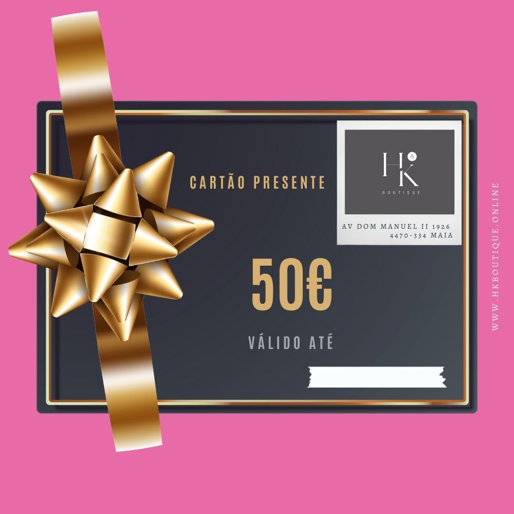 
                      
                        CARTÃO-PRESENTE - H&K Boutique
                      
                    